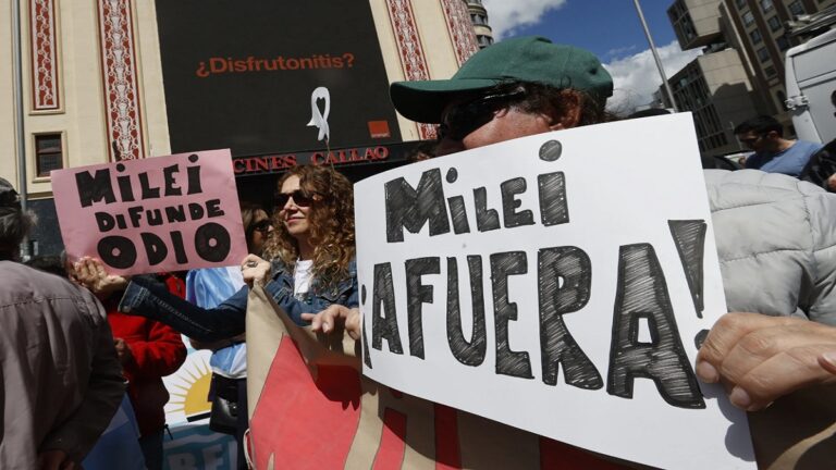 Argentina protestas contra Gobierno Javier Milei foto EFE