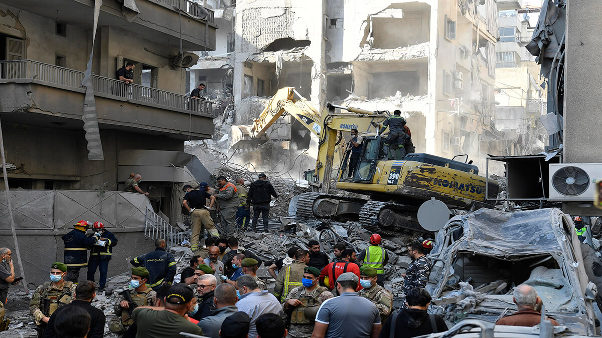 Bombardeos israelíes contra la capital del Líbano dejan más de 50 muertos en 24 horas 9 Beirut Ataques 1