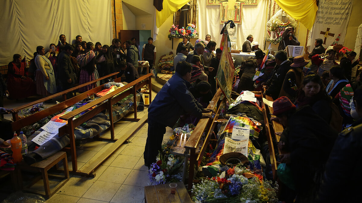 La CIDH afirma que la búsqueda de verdad por masacres en Bolivia de 2019 continúa 7 Bolivia Masacres