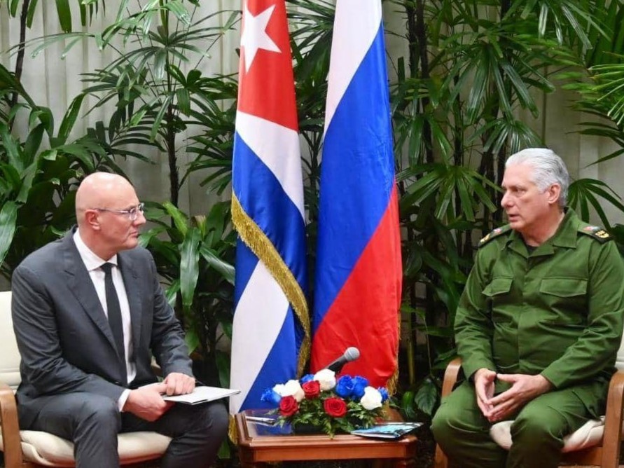 Diaz canel con vice ruso