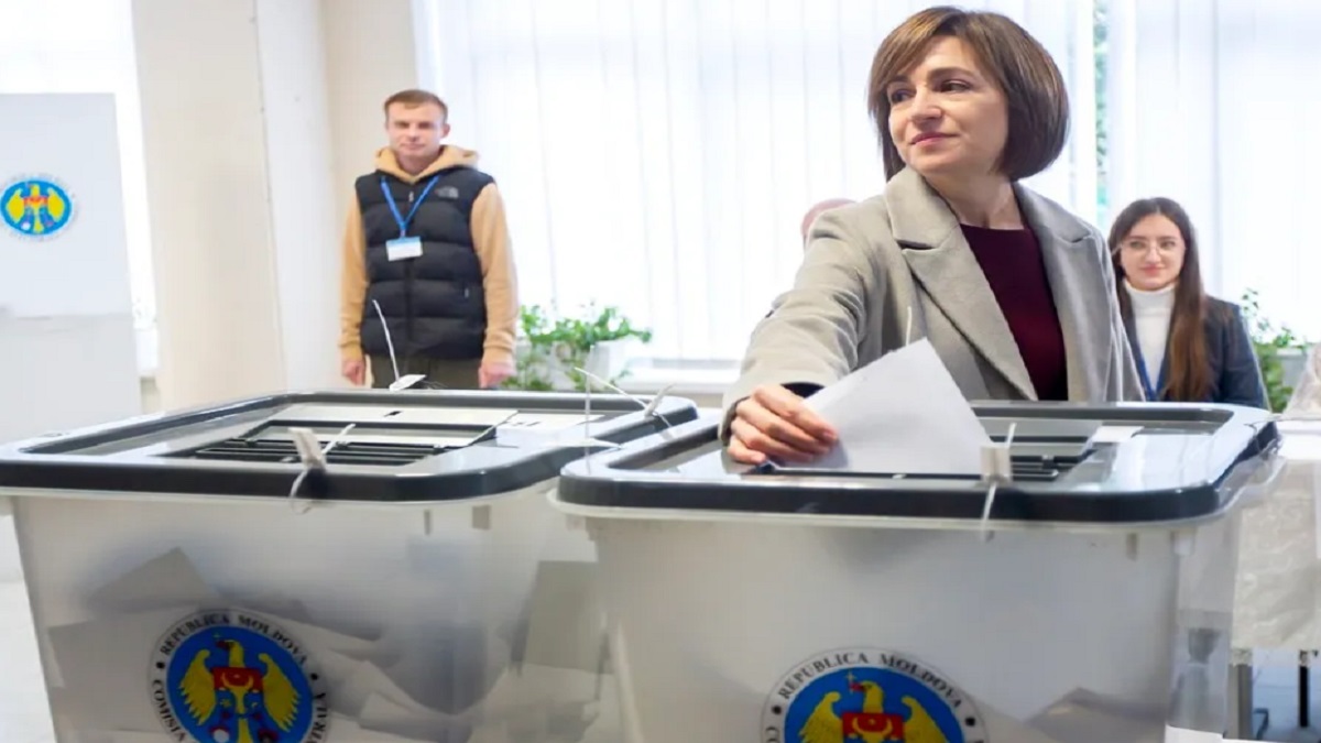 Moldavia presidenta Maia Sandu foto EFE