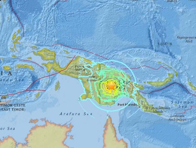 Un sismo de magnitud 6,7 golpea la costa de Papúa Nueva Guinea 6 Papua Nueva Guinea sismo 1