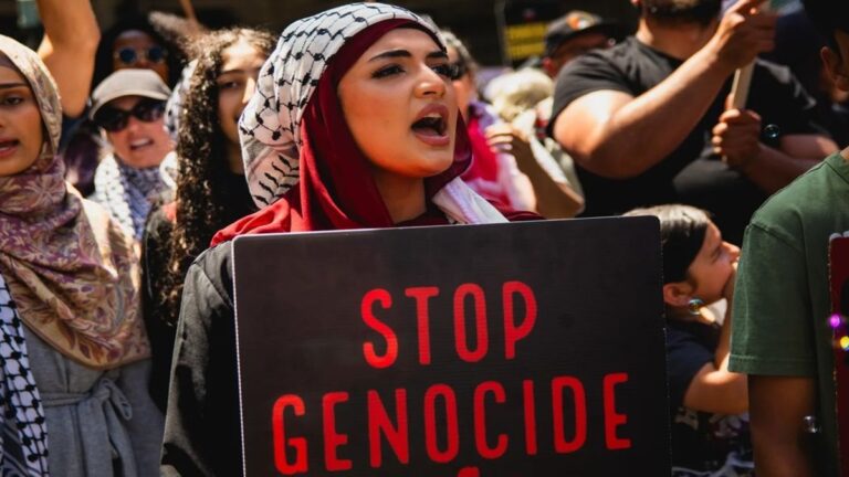 En imágenes: Manifestantes en todo el mundo denuncian el genocidio israelí en Palestina y Líbano 1 photo 2024 11 10 13 07 27