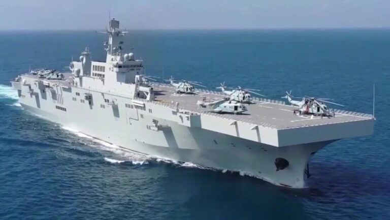 China lanza buque de asalto anfibio con tecnología de catapulta electromagnética 1 66c5cb74e9ff715d283375fc