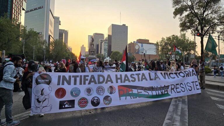 Mexico Solidaridad Palestina foto Coordinadora Nacional de Trabajadores de la Educacion