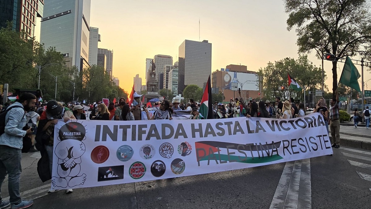 Mexico Solidaridad Palestina foto Coordinadora Nacional de Trabajadores de la Educacion