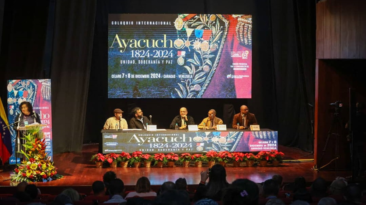 Instalan Coloquio Internacional Ayacucho 1824-2024 en Caracas 10 portada
