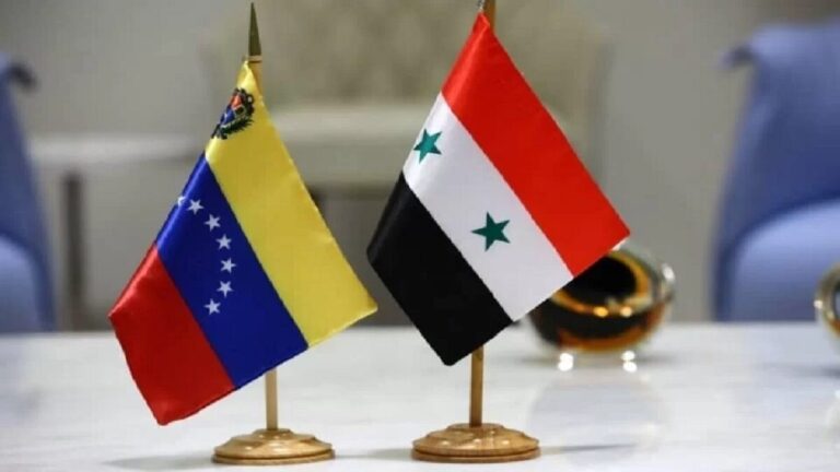 Venezuela aboga por la resolución pacífica de los conflictos en Siria 1 siria venezuela banderas