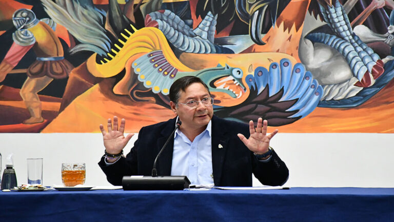 Presidente boliviano expresó su solidaridad con Argentina sobre reivindicación de las Malvinas 1 bolivia presidente arce