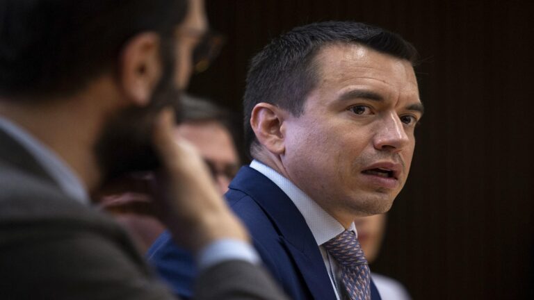 Presidente de Ecuador veta otros tres proyectos de ley aprobados por el Parlamento 1 daniel noboa 4 efe