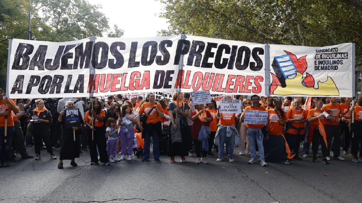 Denuncian especulación y altos precios de alquileres en Barcelona, España 2 espana huelga alquileres foto europa press