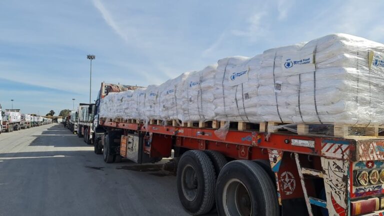 Camiones de ayuda humanitaria comienzan a cruzar hacia Gaza 1 ghpsfmfxoaadwy1