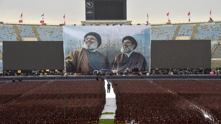 Líbano alista preparativos para funerales de los mártires Hassan Nasrallah y Hashem Safieddine 1 482cb45bf28f1c67705c30de56f8041175510e95