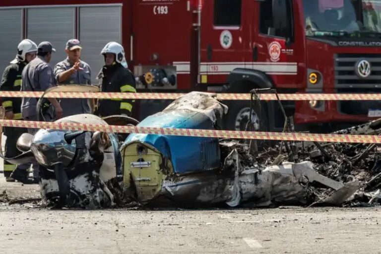 Accidente aéreo provoca al menos dos fallecidos y siete heridos en Barra Funda, Brasil 1 accidente brasil