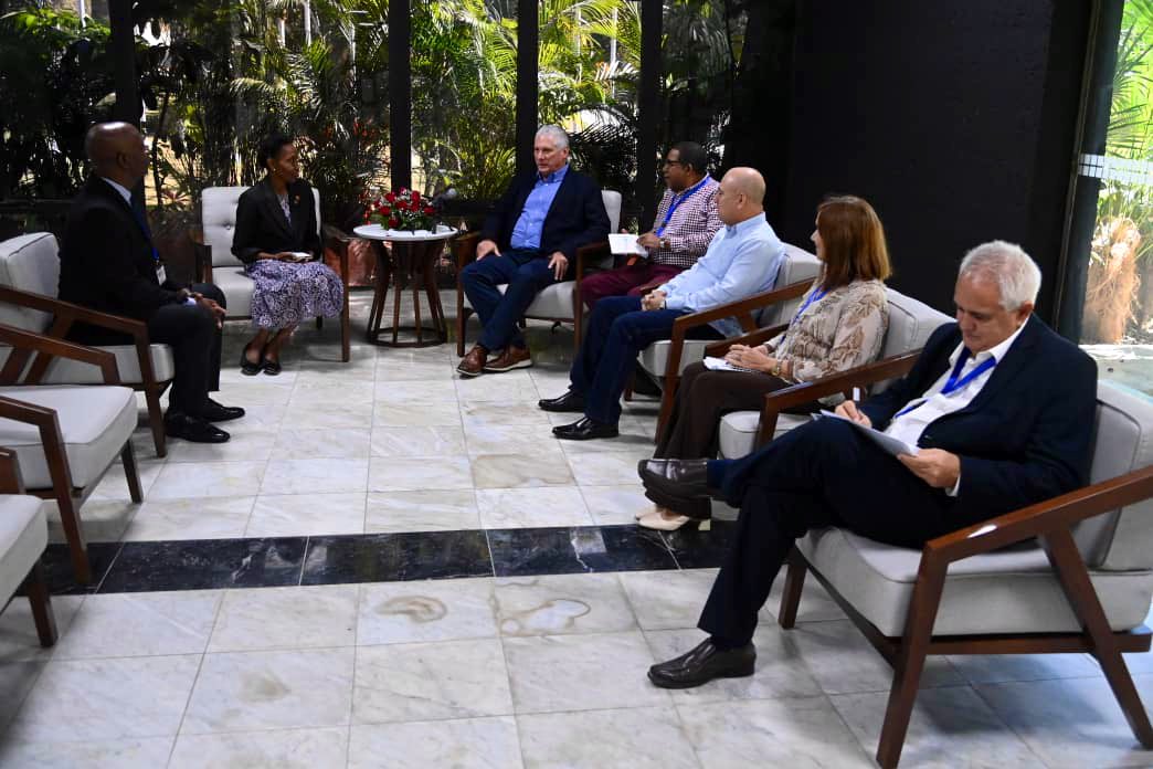 cuba presidente diaz canel encuentro parlamentarios granada foto presidencia de cuba