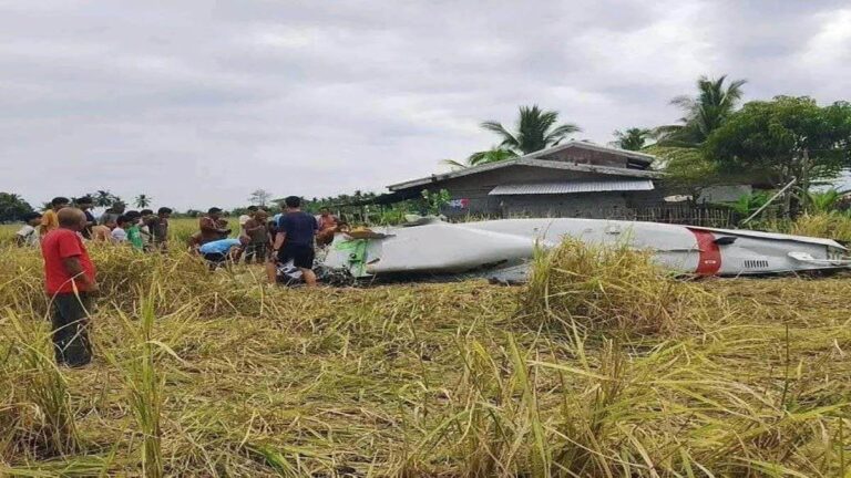 Accidente aéreo dejó al menos cuatro muertos en Filipinas 1 filipinas avioneta 1