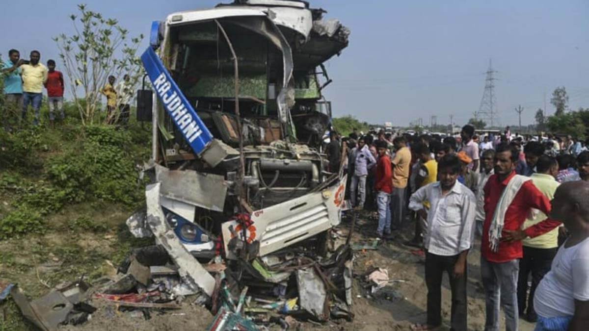 india accidente bus