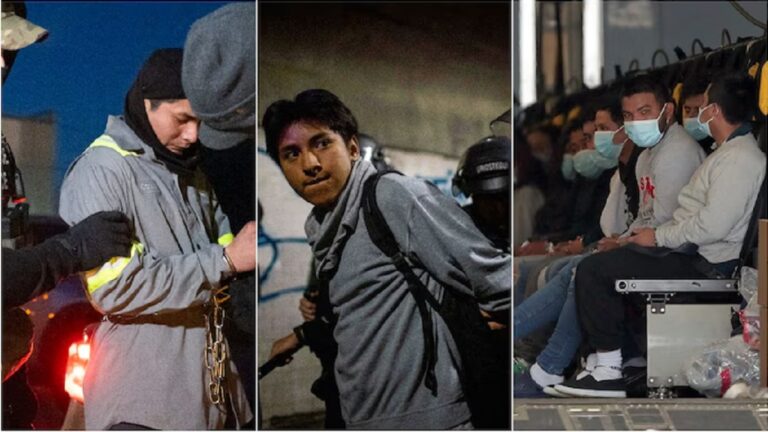 Indignación en India por migrantes deportados desde EE.UU. con grilletes en pies y manos 1 india migrantes deportados eeuu grilletes foto india today