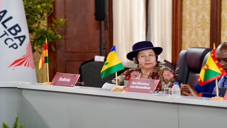 ALBA-TCP: Bolivia promueve solidaridad y unidad como estrategia ante agresiones imperialistas 19 alba tcp canciller boliviana celinda sosa