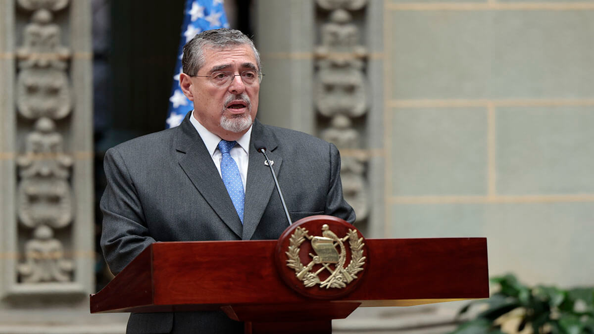 Presidente de Guatemala derogará normativa que generó bloqueos de carreteras 1 guatemala presidente