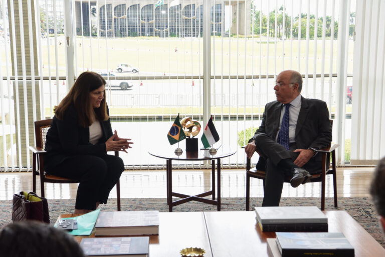 Brasil condena ruptura de tregua en Gaza y reafirma apoyo a Palestina 1 reunion brasil palestina
