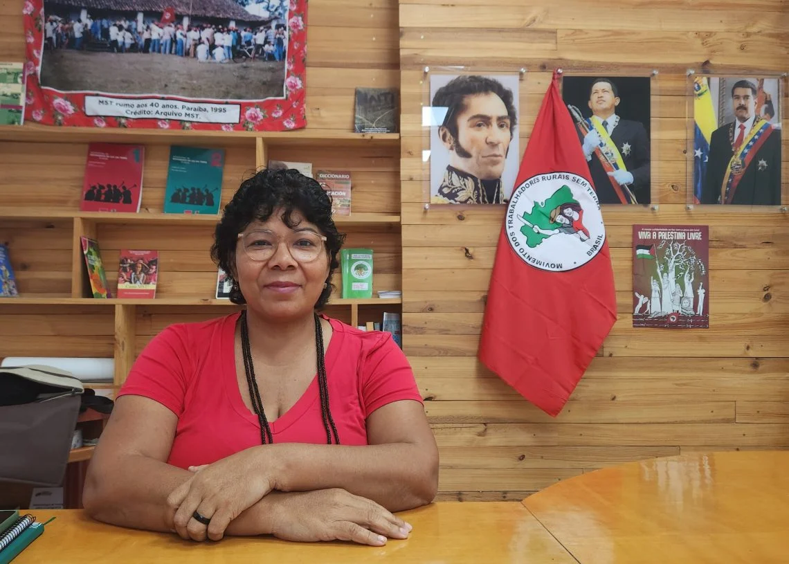 MST en Venezuela: "venimos a colaborar con un proyecto soberano" 3 rosana mst venezuela 1140x815 1