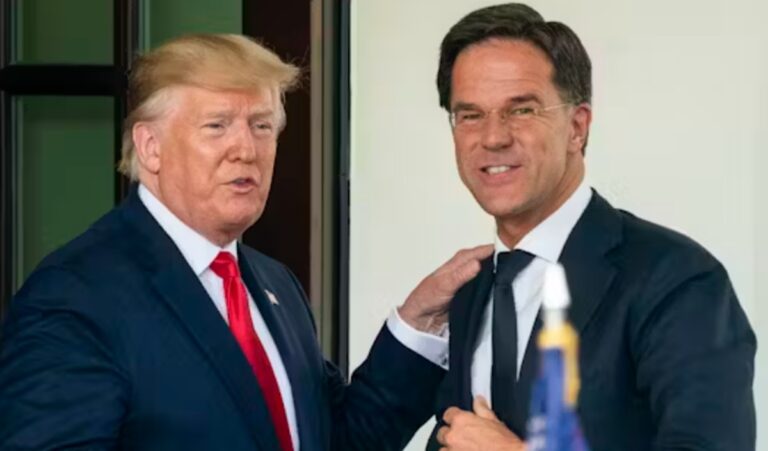 La OTAN apoya alto al fuego entre Rusia y Ucrania propuesto por Trump 1 Trump - Rutte
