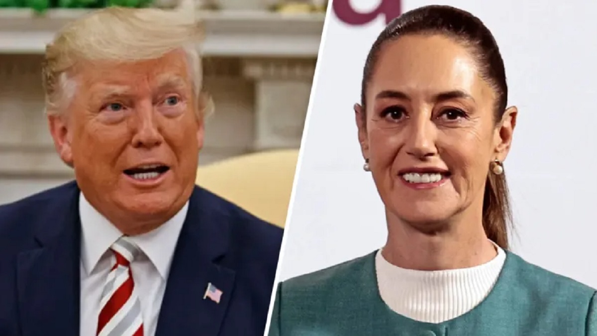 Trump anuncia que México no pagará aranceles en productos contemplados en el T-MEC 6 trump y sheinbaum foto efe