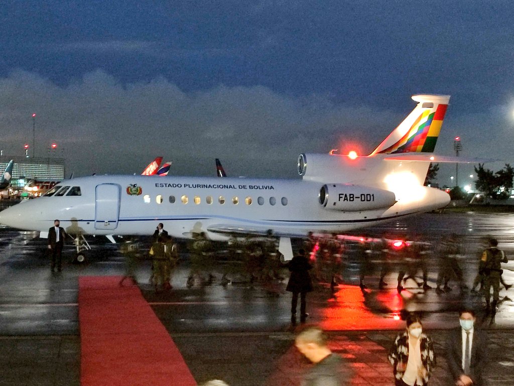 avion presidencial arce