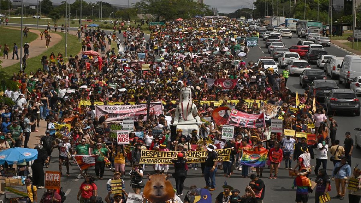 brasil movilizacion indigenas foto efe