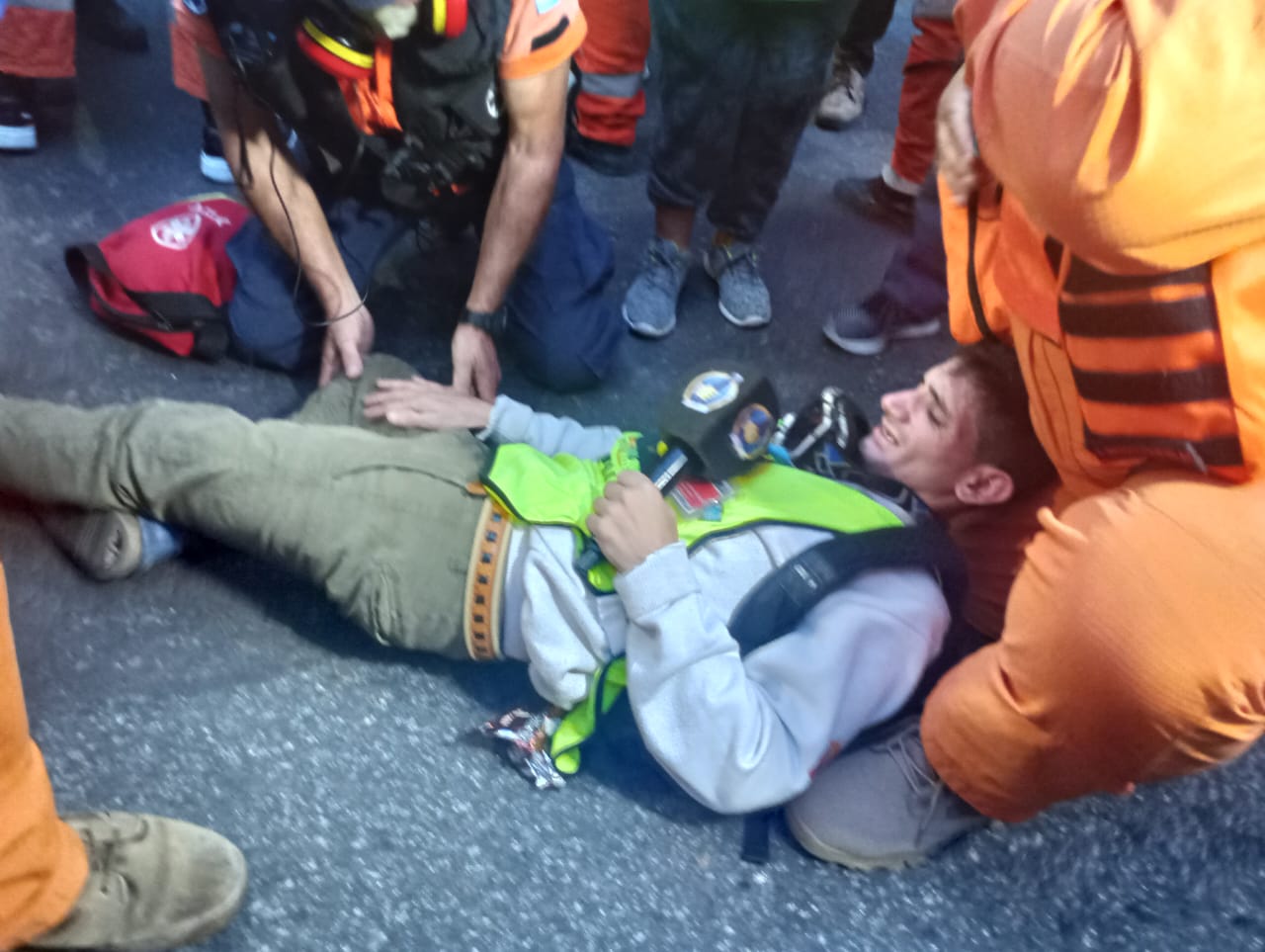 Represalia policial: otro periodista herido tras atropello de la policía en Argentina 7 diego