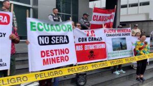 ecuador no a la mineria foto prensa latina