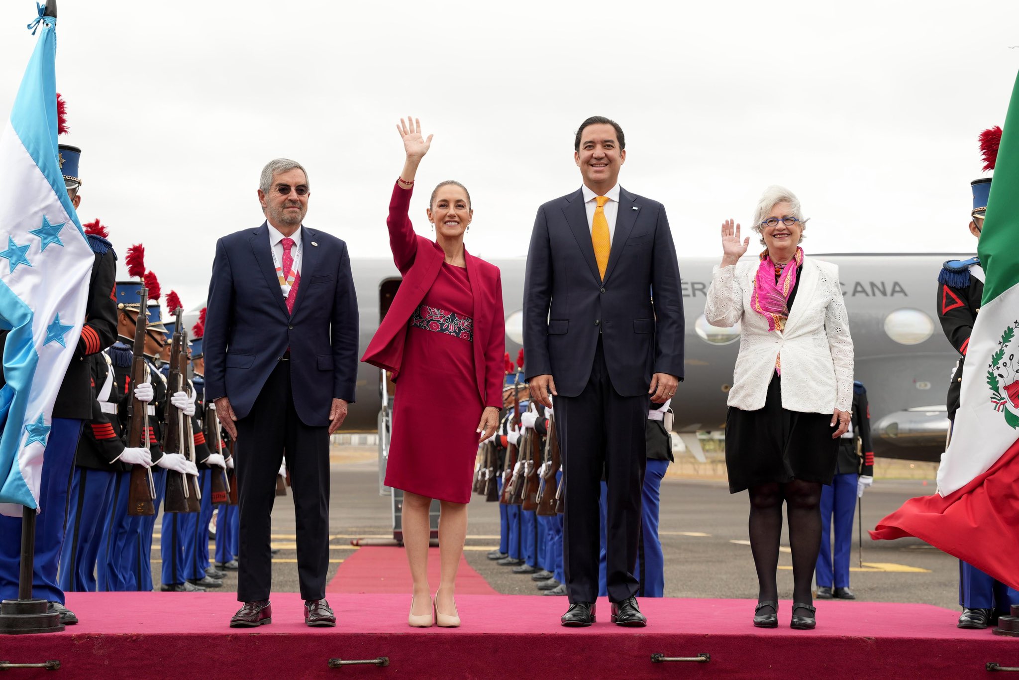Claudia Sheinbaum llega a Honduras para participar en la IX Cumbre de la CELAC 7