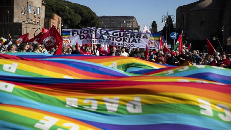 italia protesta rearme ue foto efe
