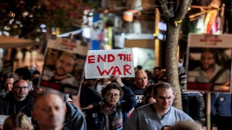 Israelíes piden fin al genocidio en Palestina bajo el Gobierno de Netanyahu 1 ppp
