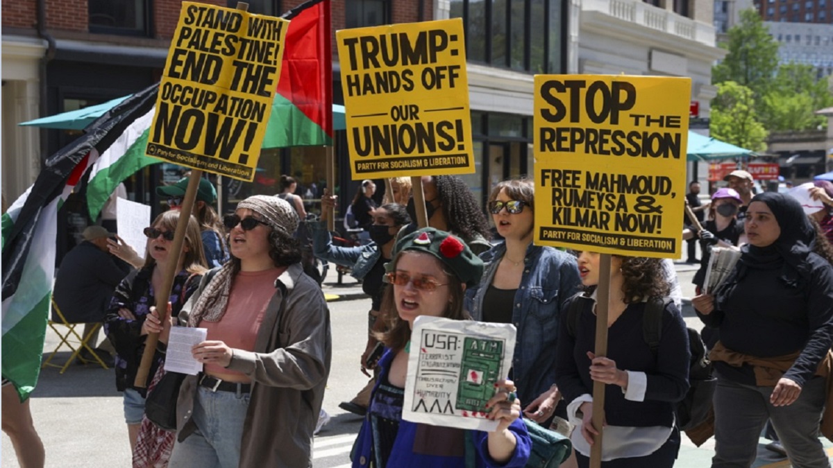 Estadounidenses rechazan políticas neoliberales de Trump y sus ataques a los derechos laborales 2 1 mayo eeuu home foto efe