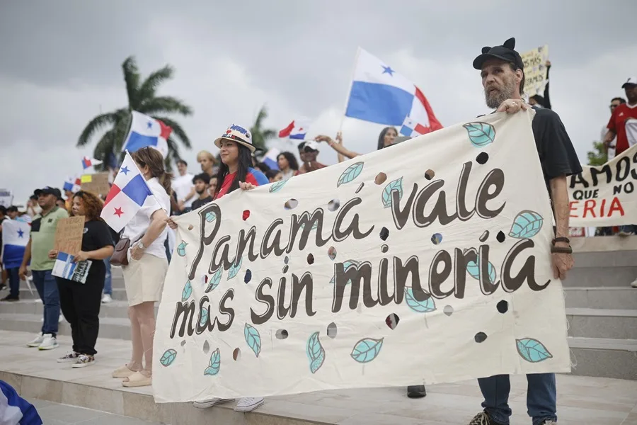 Panameños reaccionan ante posible reactivación de megaminería 1 ame2022 panama mineria