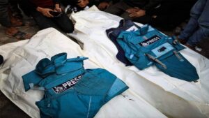 gaza periodistas palestinos asesinados israel foto pl